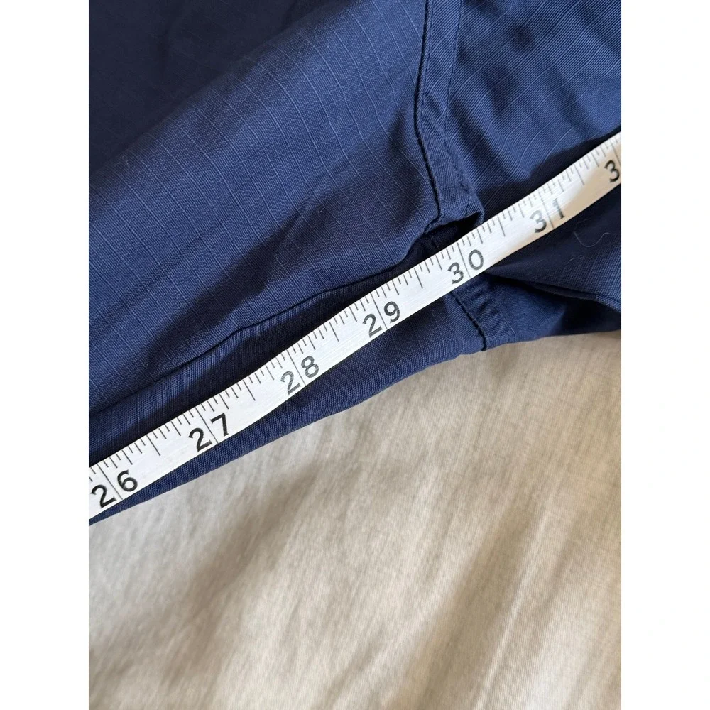 Nike Cargo Pants Mens Large Navy Blue Ripstop Loose Fit Straight Leg DX0613-410
